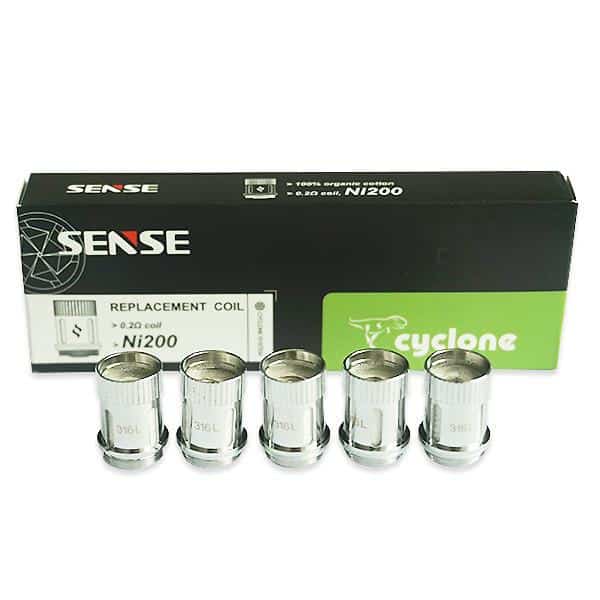 5pc Ni200 TC Coils for Sense Cyclone Tank Atomizer