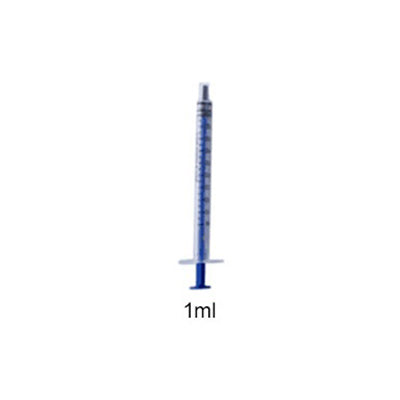 Disposable Syringe With 18G Blunt Tip - Sizes 1ml, 3ml, 5ml and 10ml