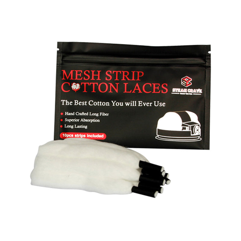 Steam Crave Mesh Strip Cotton Laces V3 (10pcs/pack)