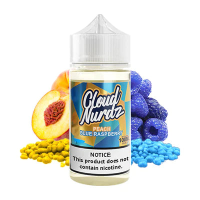 Cloud Nurdz - Peach Blue Raspberry - 100ml