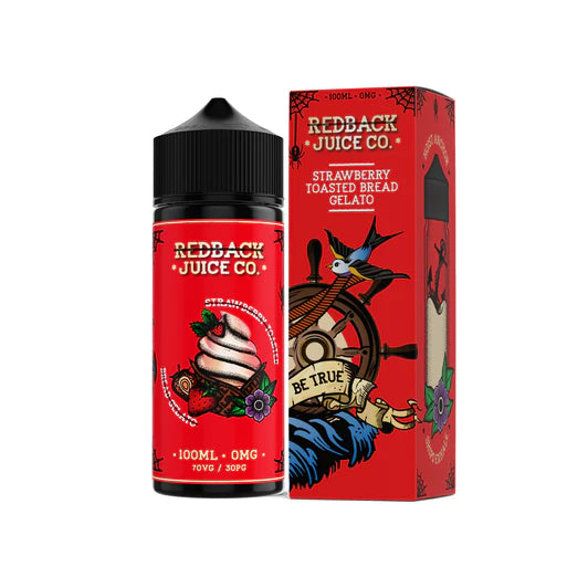 Redback Juice Co - Desserts - Strawberry Toasted Bread Gelato - 100ml