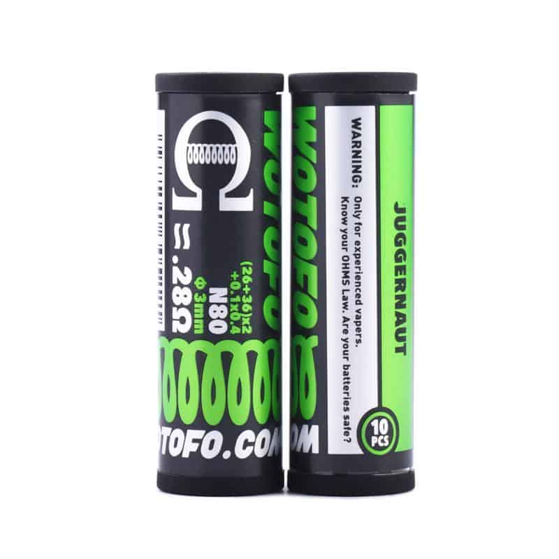 WOTOFO - JUGGERNAUT PREBUILT COILS - 10PCS