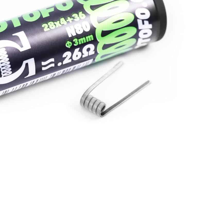 WOTOFO - QUAD CORE FUSED CLAPTON PREBUILT COILS 0.26OHM - 10PCS