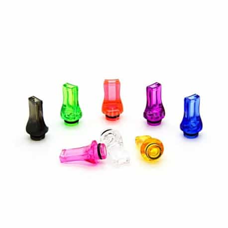 Flat Mouth Acrylic 510 Drip Tips