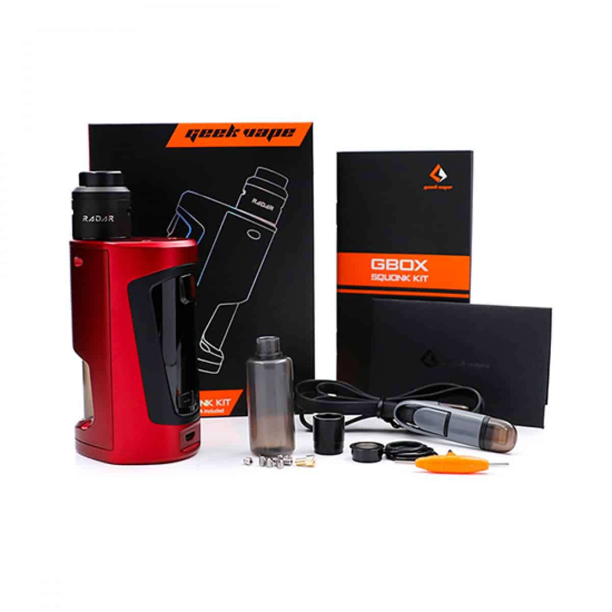 GeekVape GBOX Squonker 200W TC Kit with Radar RDA